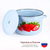 Кастрюля 7,0 л (Сочная клубника)
