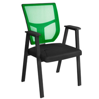 Кресло Тейс (сид.ортопед) с пл.накл. цв.каркас зеленый